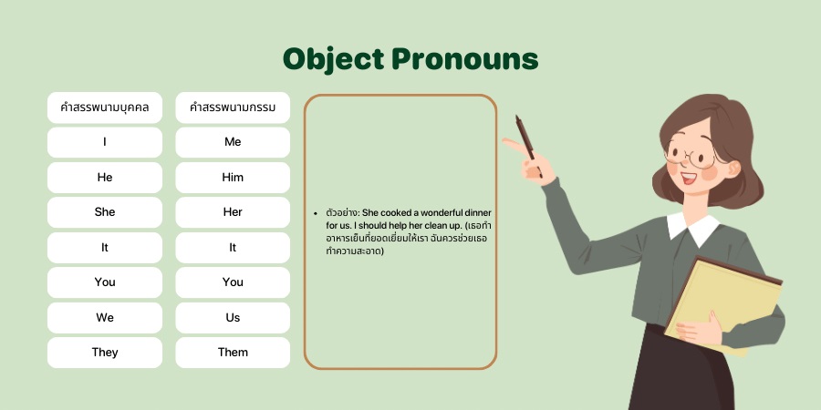 Object Pronouns คืออะไร?